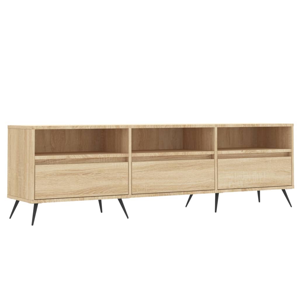 Tv-meubel 150x30x44,5 cm bewerkt hout