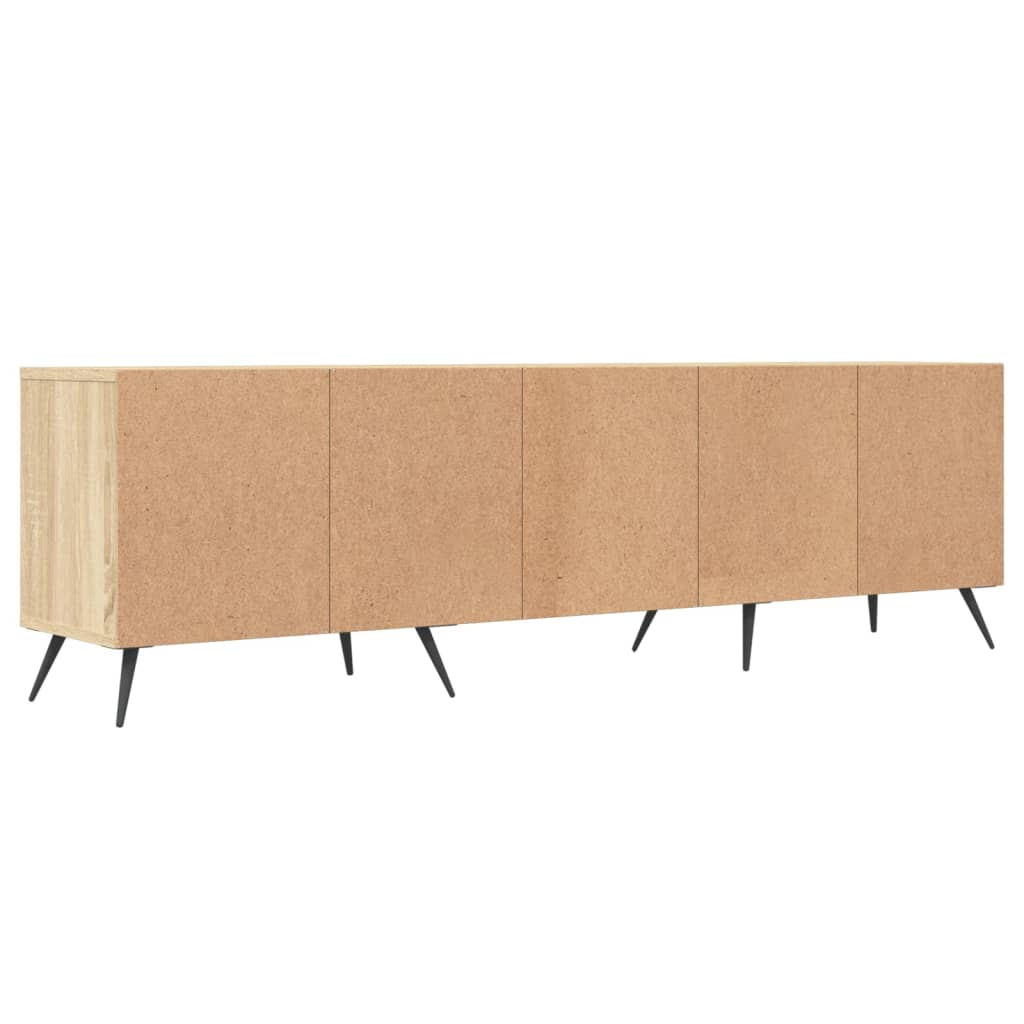 Tv-meubel 150x30x44,5 cm bewerkt hout