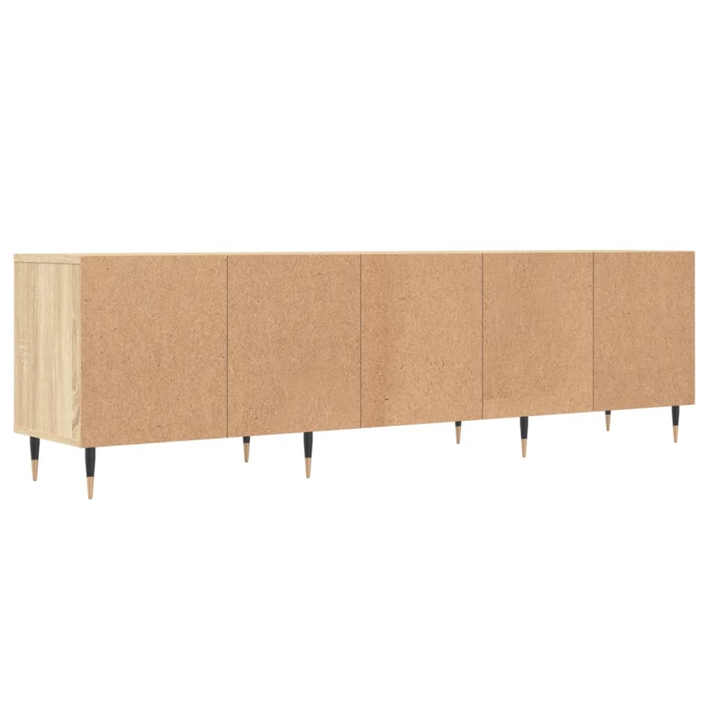 Tv-meubel 150x30x44,5 cm bewerkt hout