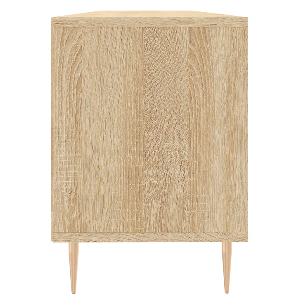 Tv-meubel 150x30x44,5 cm bewerkt hout gerookt eikenkleurig