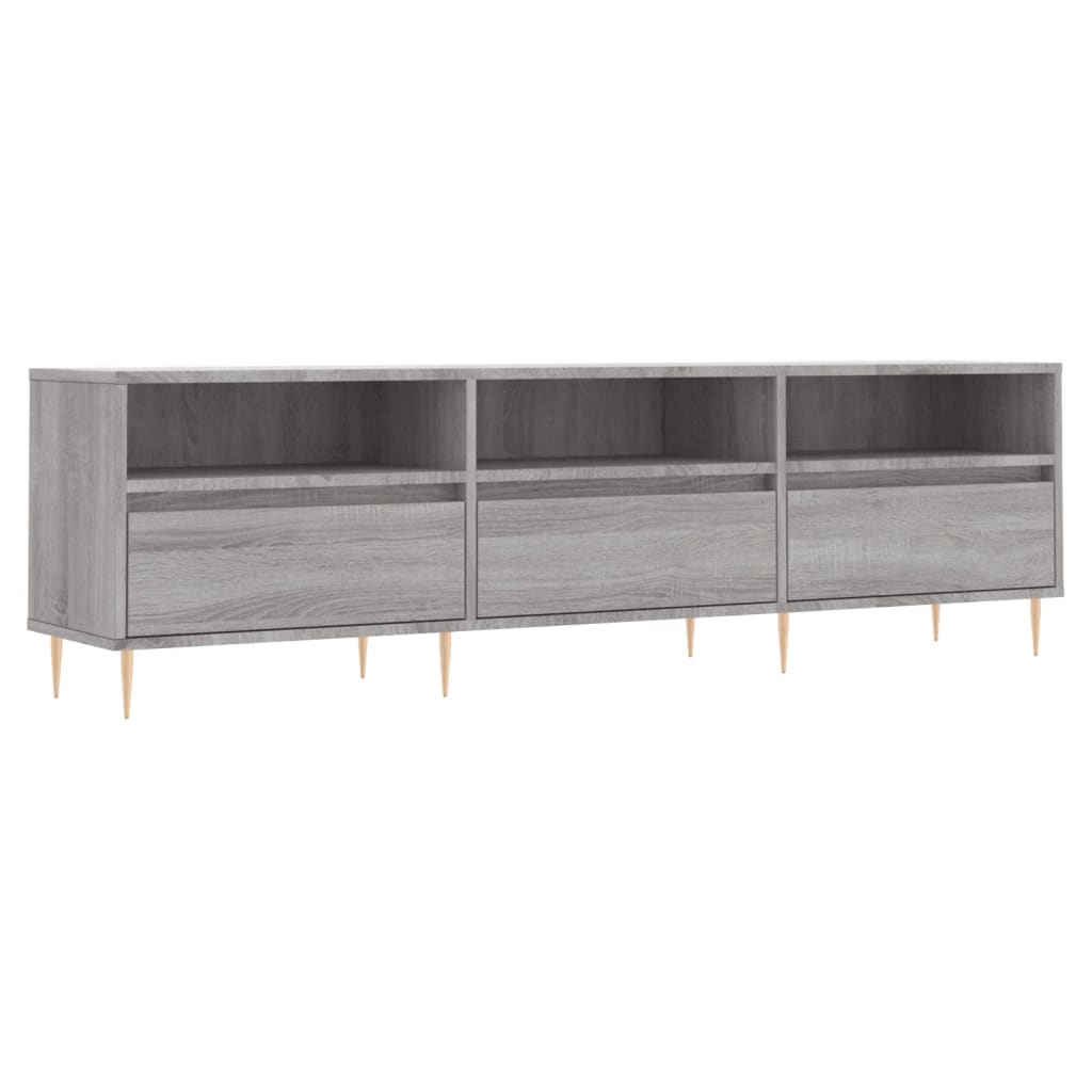 Tv-meubel 150x30x44,5 cm bewerkt hout gerookt eikenkleurig