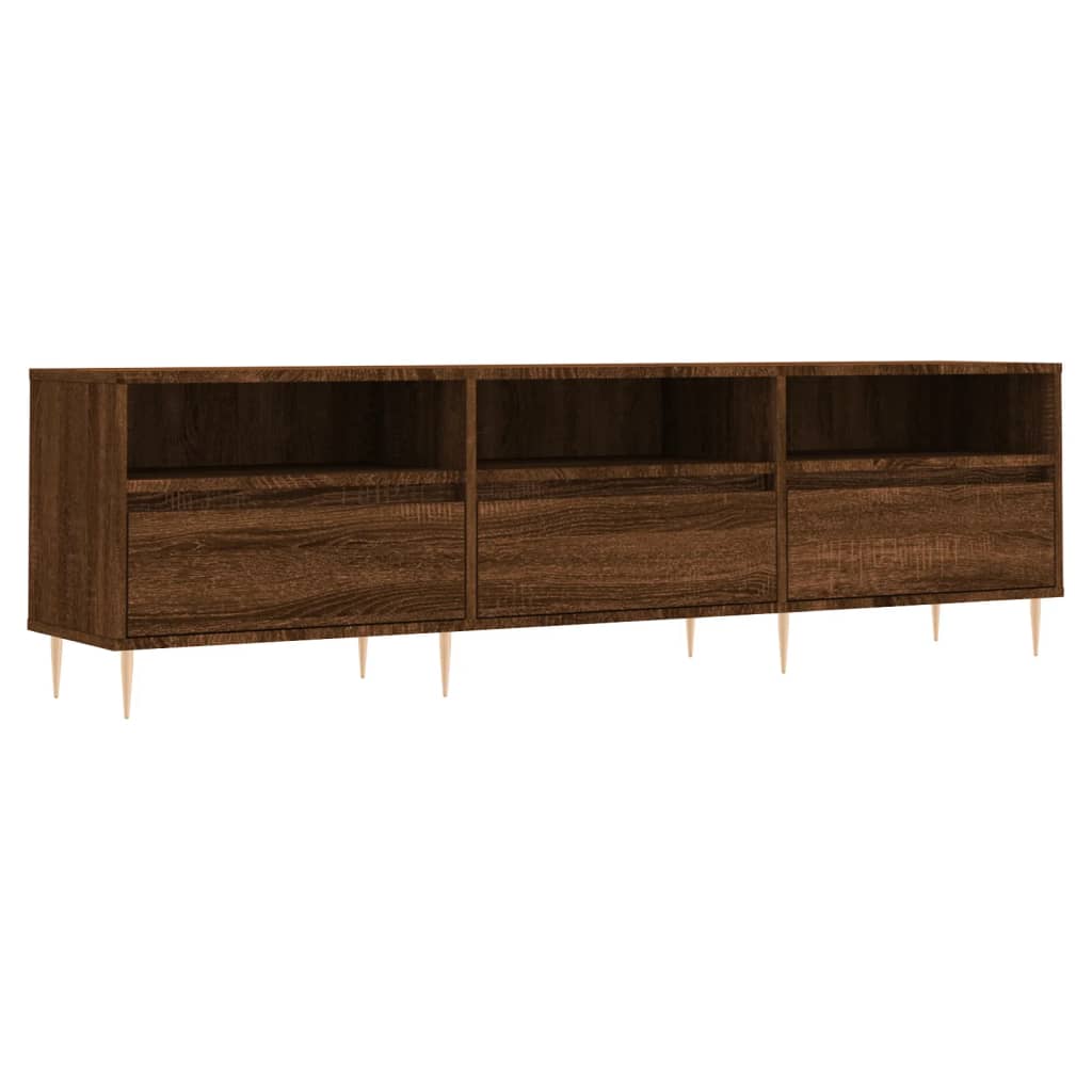 Tv-meubel 150x30x44,5 cm bewerkt hout