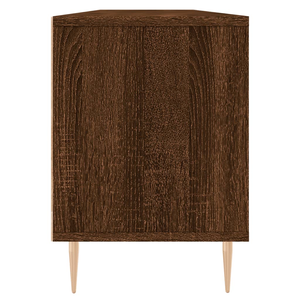 Tv-meubel 150x30x44,5 cm bewerkt hout gerookt eikenkleurig