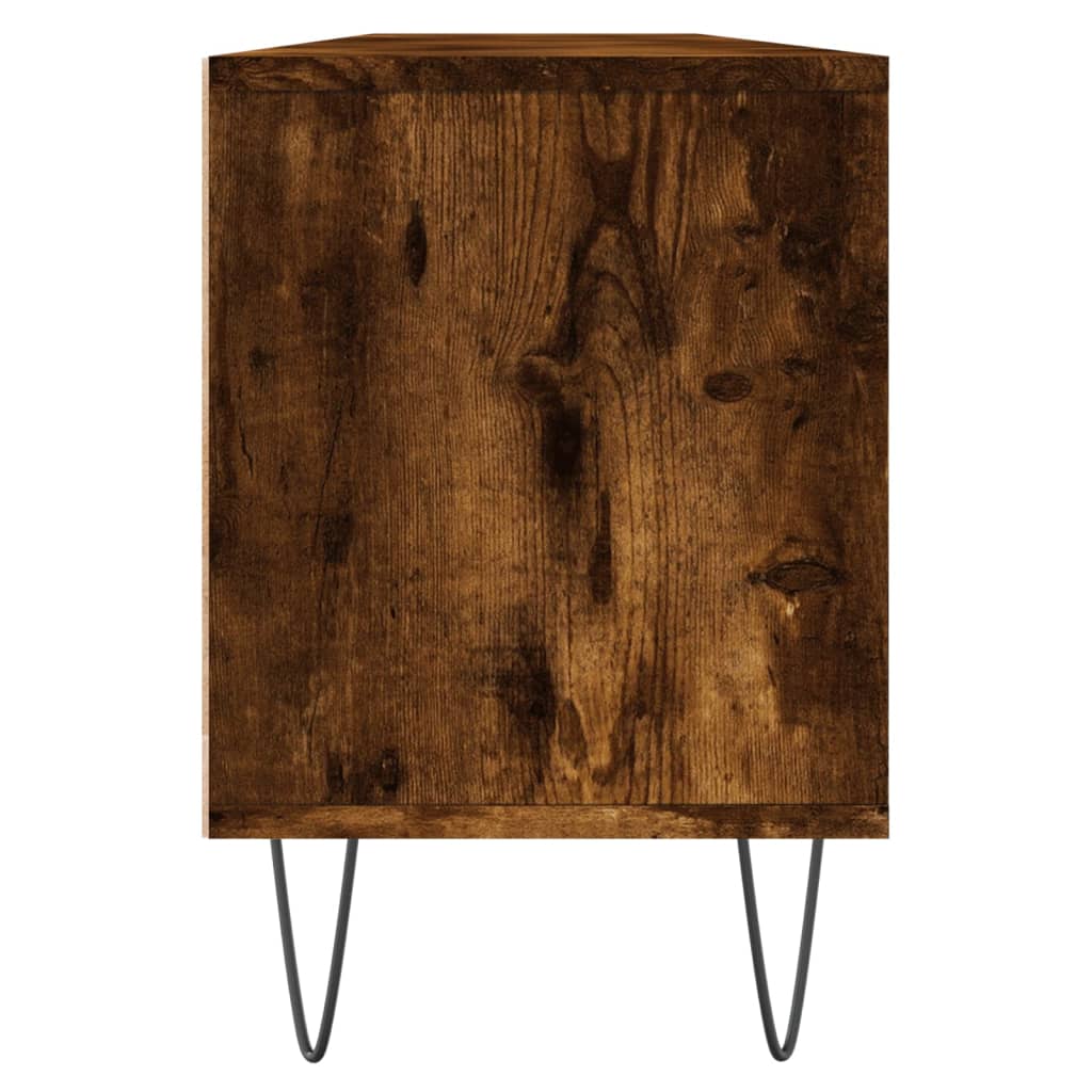 Tv-meubel 150x30x44,5 cm bewerkt hout artisanaal eikenkleur