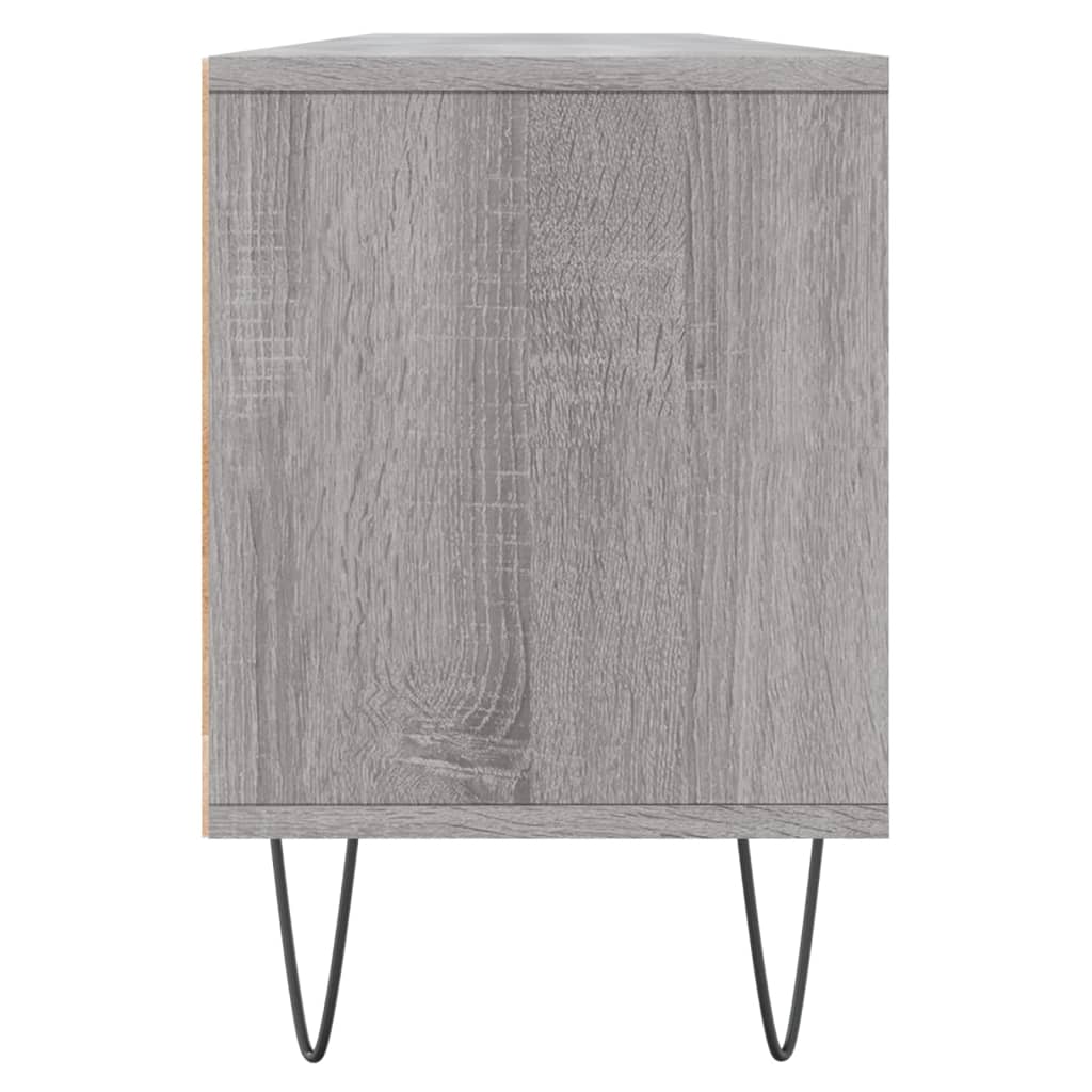 Tv-meubel 150x30x44,5 cm bewerkt hout eikenkleurig