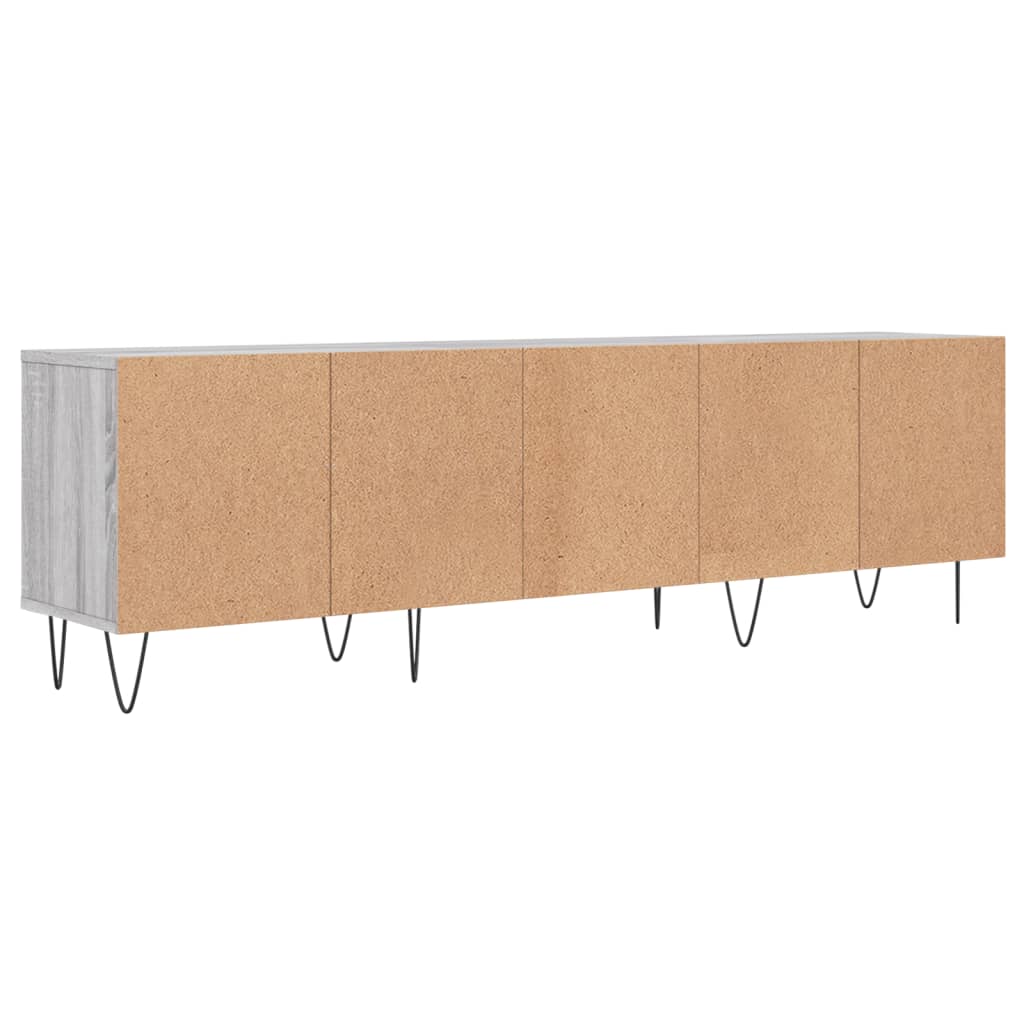 Tv-meubel 150x30x44,5 cm bewerkt hout artisanaal eikenkleur