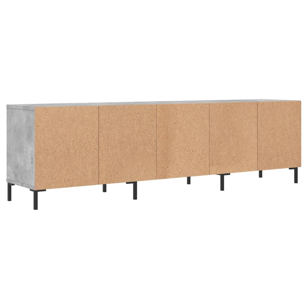 Tv-meubel 150x30x44,5 cm bewerkt hout gerookt eikenkleurig