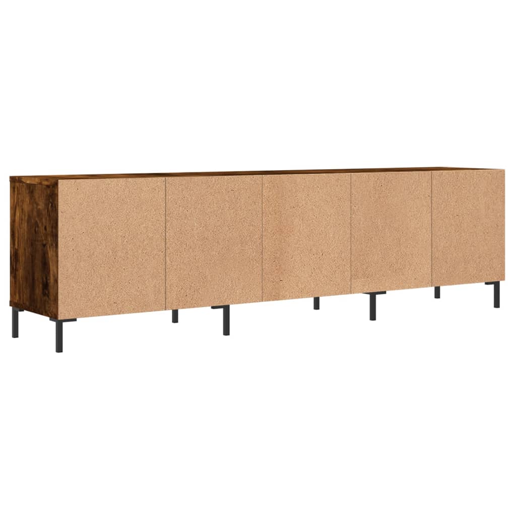 Tv-meubel 150x30x44,5 cm bewerkt hout gerookt eikenkleurig