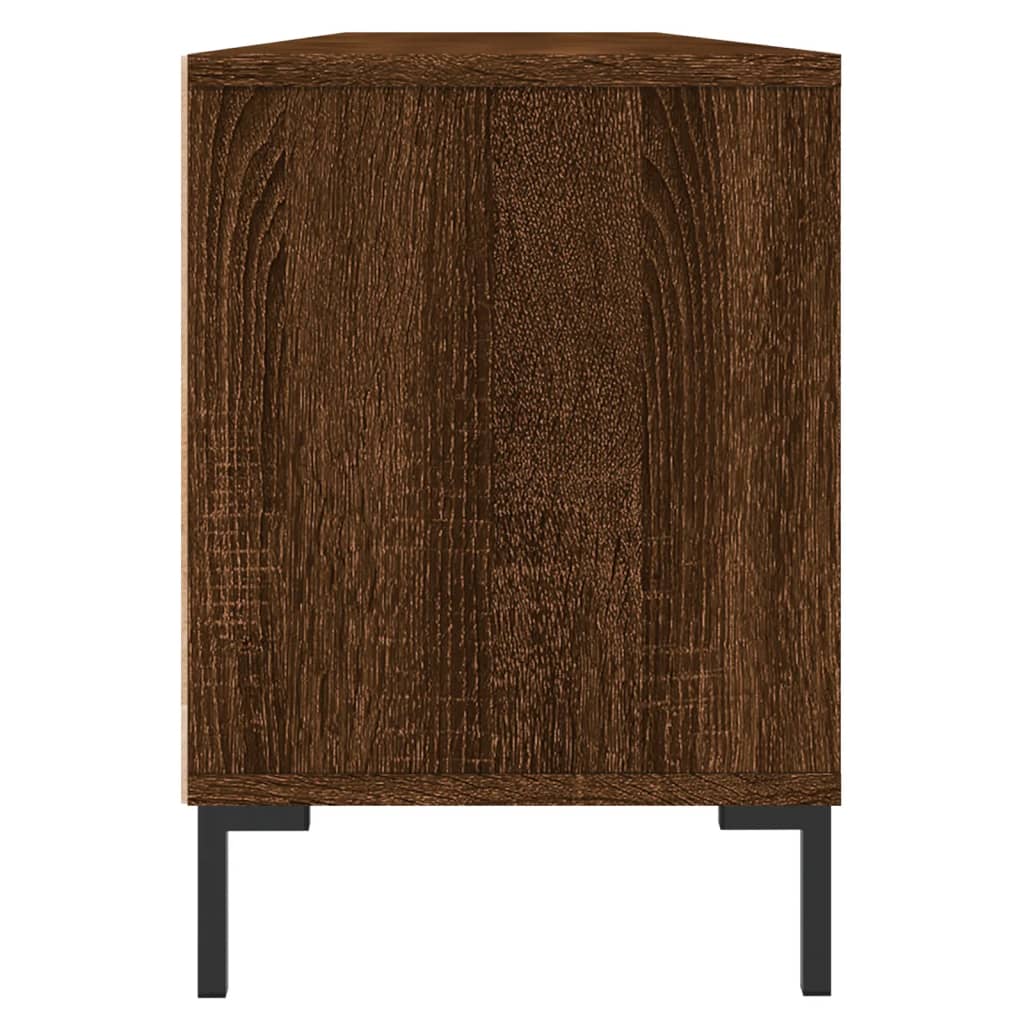 Tv-meubel 150x30x44,5 cm bewerkt hout artisanaal eikenkleur