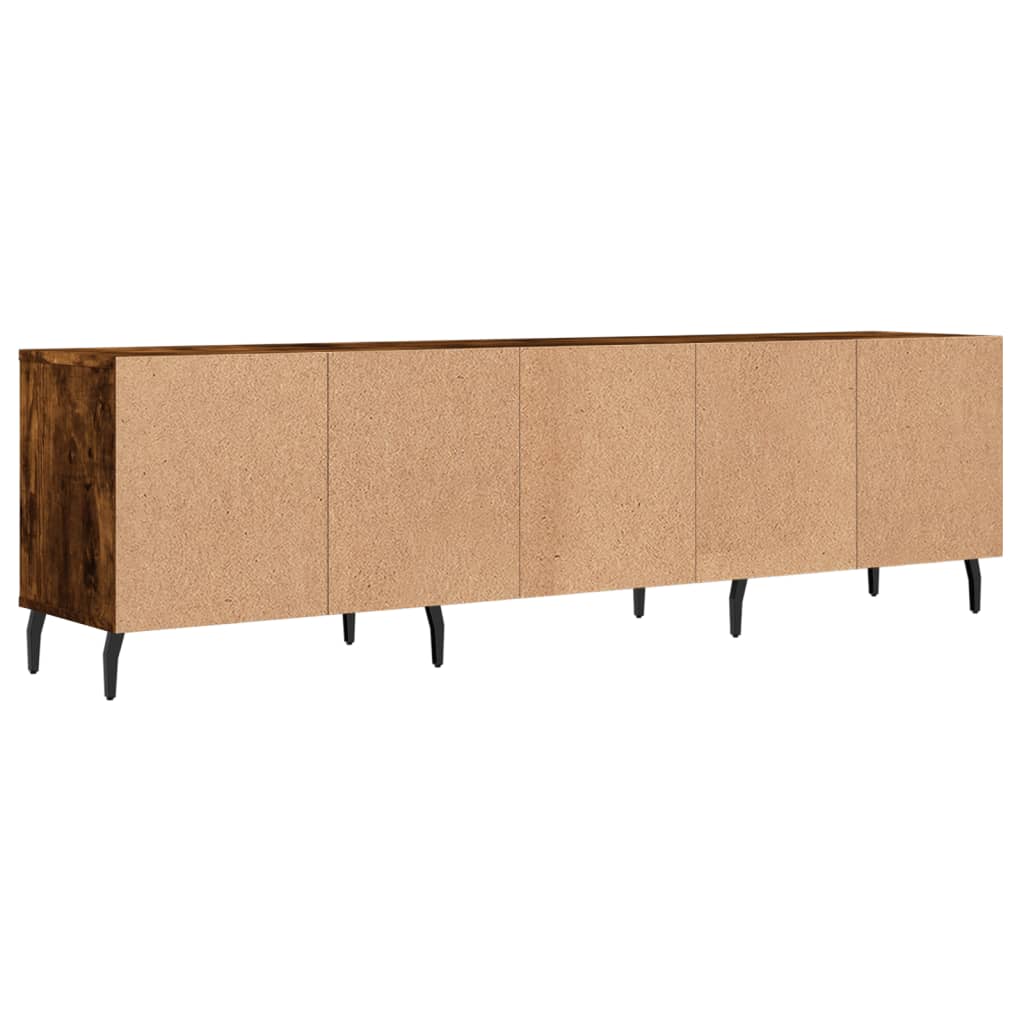 Tv-meubel 150x30x44,5 cm bewerkt hout oud houtkleurig