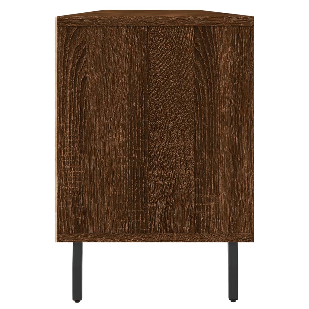 Tv-meubel 150x30x44,5 cm bewerkt hout oud houtkleurig