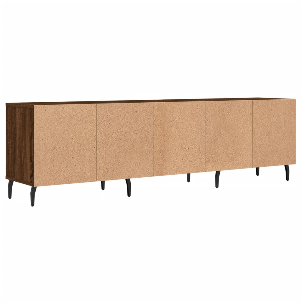 Tv-meubel 150x30x44,5 cm bewerkt hout oud houtkleurig