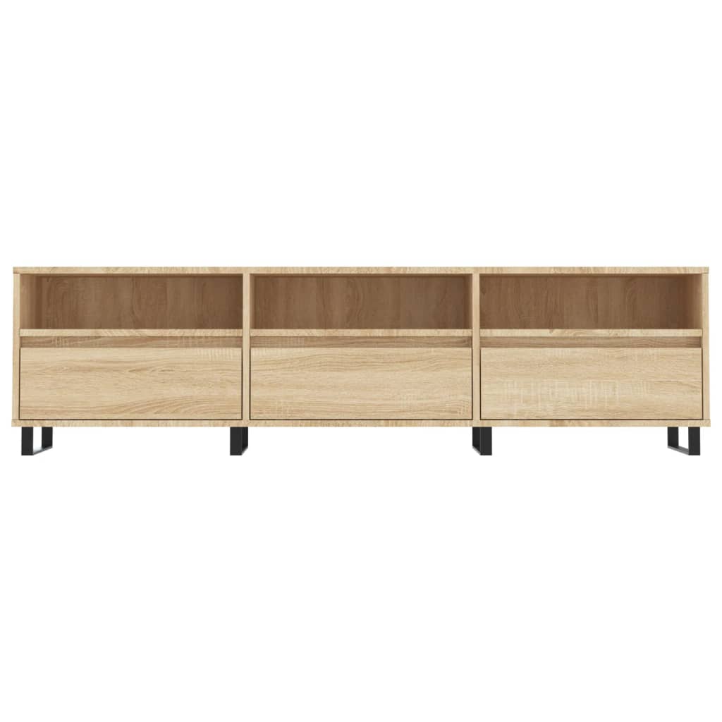 Tv-meubel 150x30x44,5 cm bewerkt hout