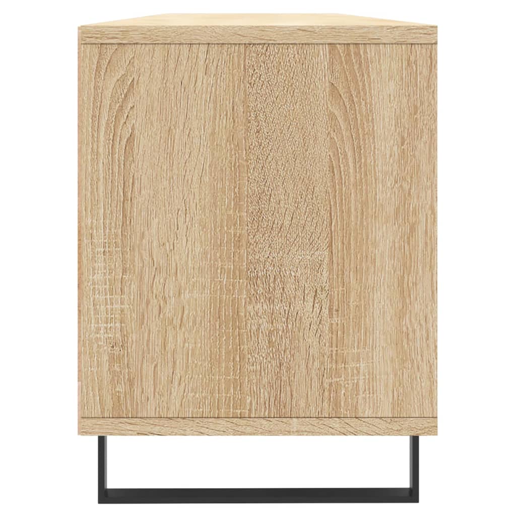 Tv-meubel 150x30x44,5 cm bewerkt hout gerookt eikenkleurig