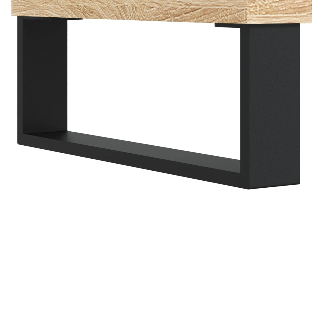 Tv-meubel 150x30x44,5 cm bewerkt hout gerookt eikenkleurig