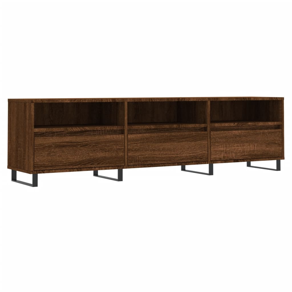 Tv-meubel 150x30x44,5 cm bewerkt hout