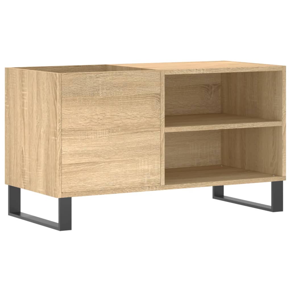 Platenkast 85x38x48 cm bewerkt hout