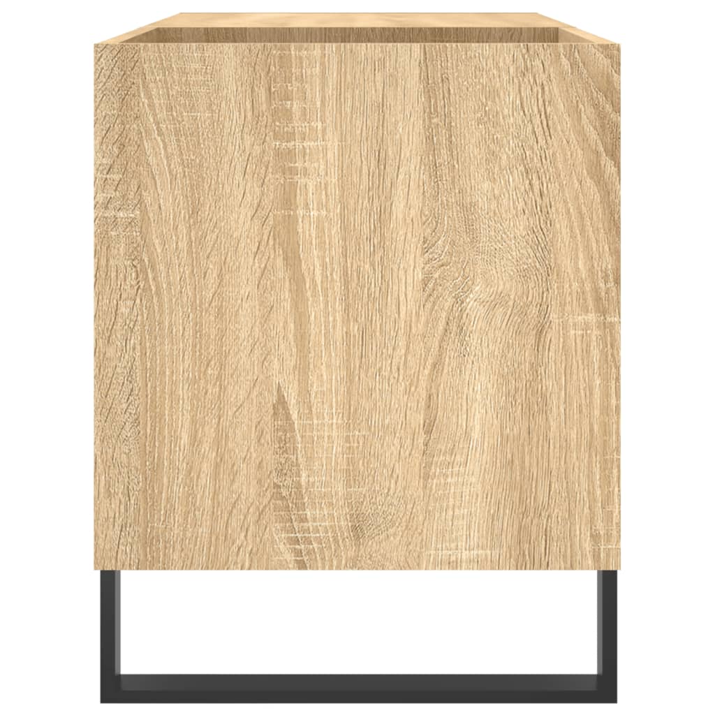 Platenkast 85x38x48 cm bewerkt hout