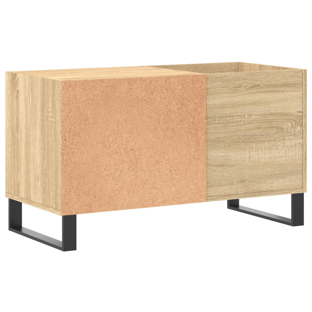 Platenkast 85x38x48 cm bewerkt hout