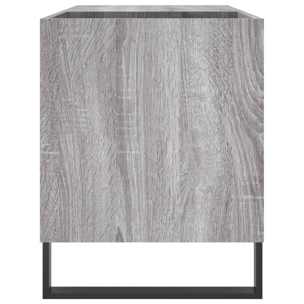 Platenkast 85x38x48 cm bewerkt hout betongrijs