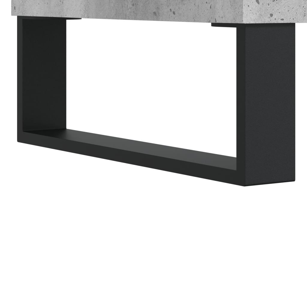 Platenkast 100x38x48 cm bewerkt hout