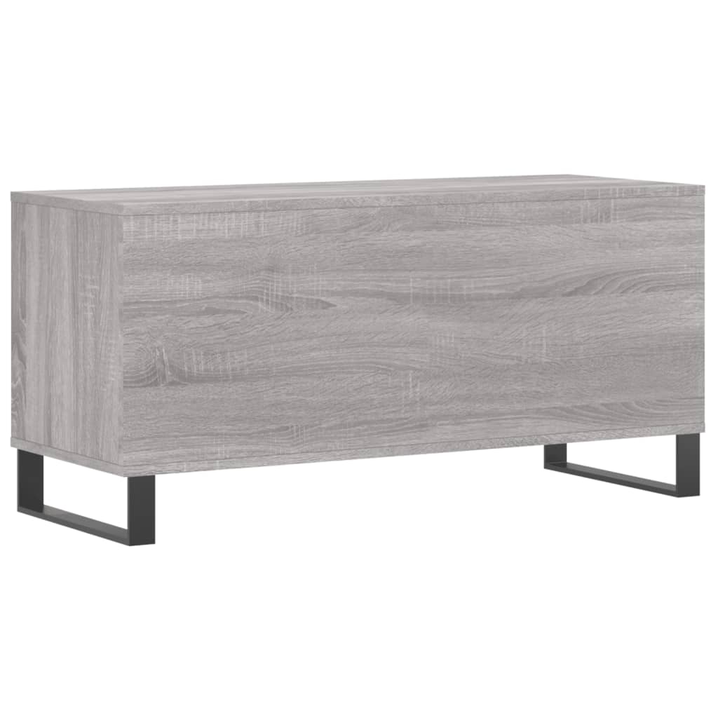 Platenkast 100x38x48 cm bewerkt hout