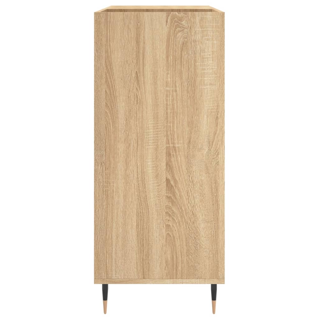 Platenkast 84,5x38x89 cm bewerkt hout