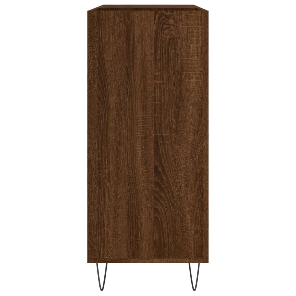 Platenkast 84,5x38x89 cm bewerkt hout