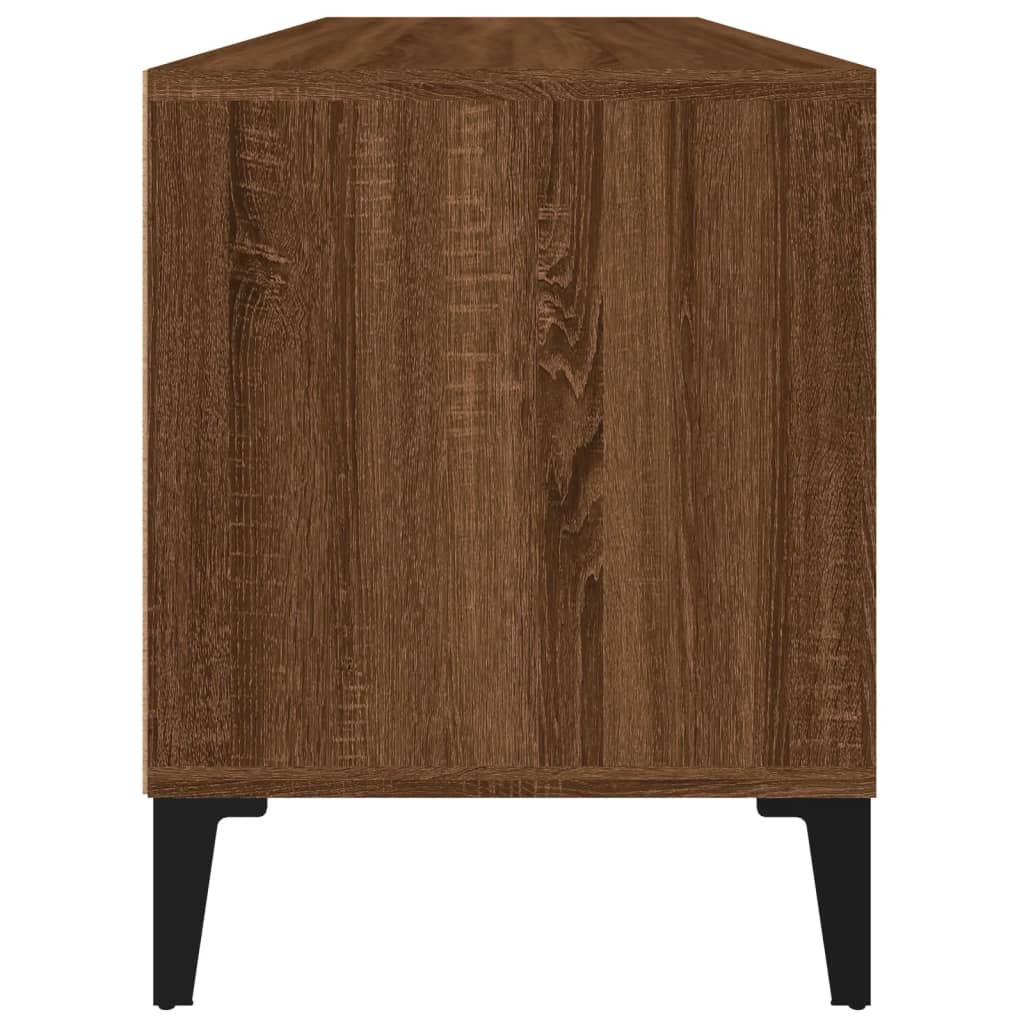 Tv-meubel 150x30x44,5 cm bewerkt hout eikenkleurig