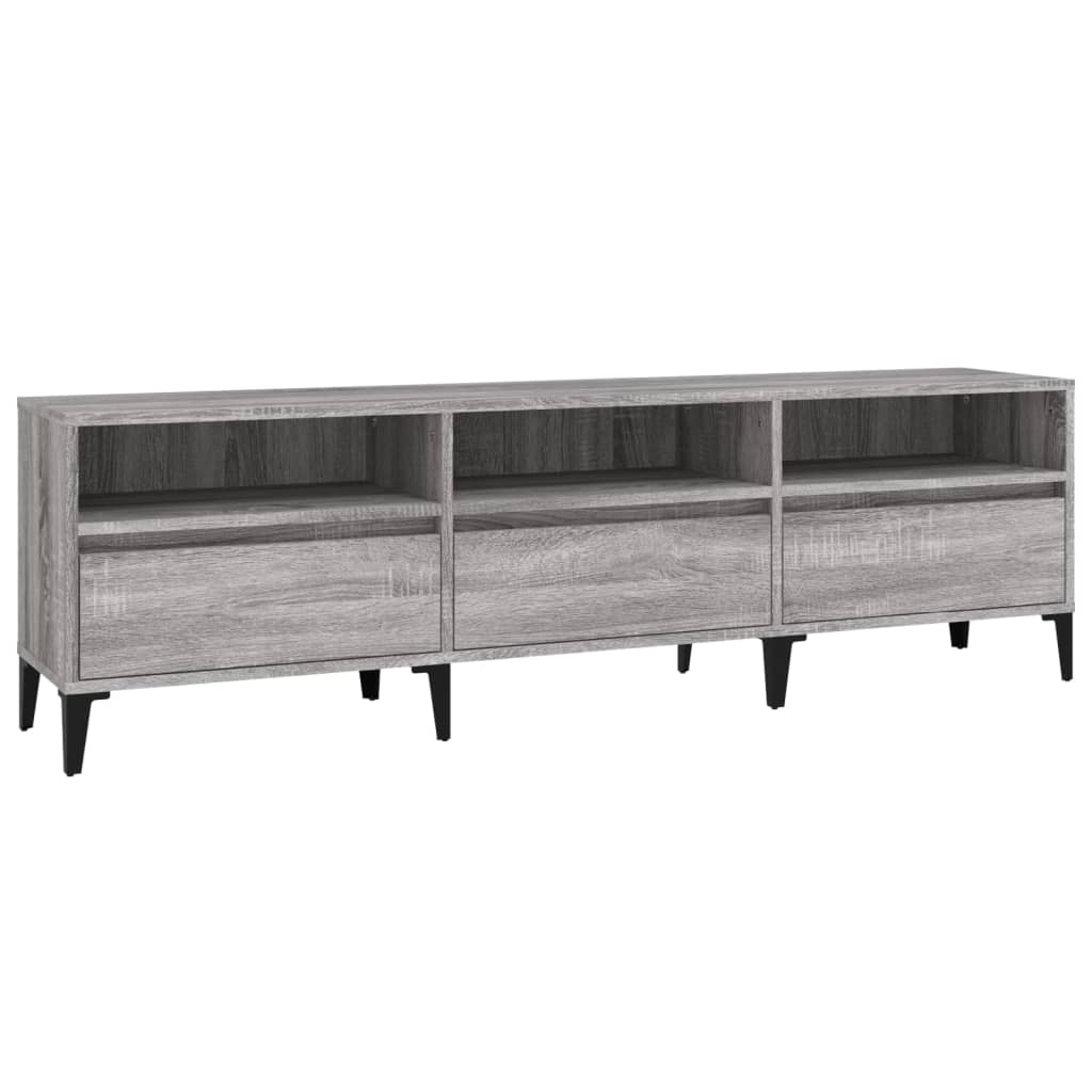 Tv-meubel 150x30x44,5 cm bewerkt hout eikenkleurig