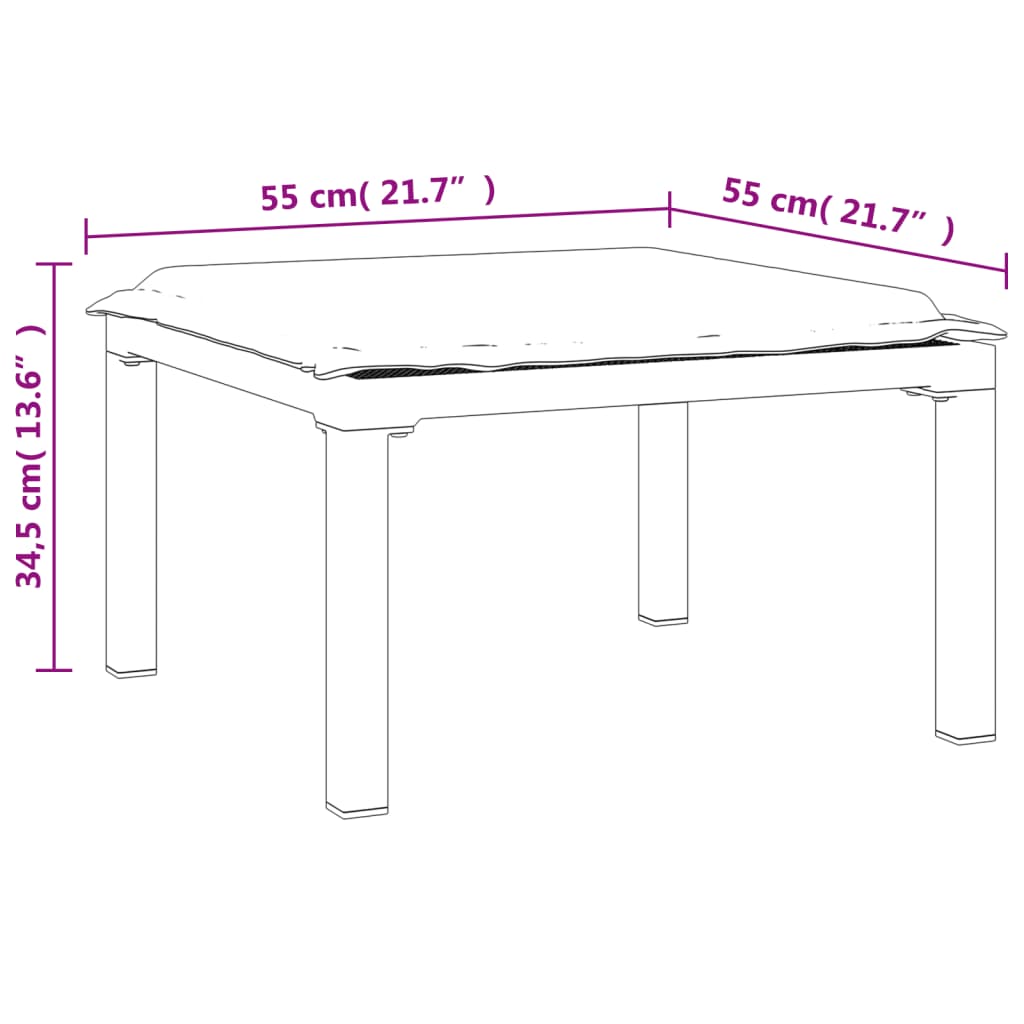 6-delige Loungeset poly rattan zwart en grijs