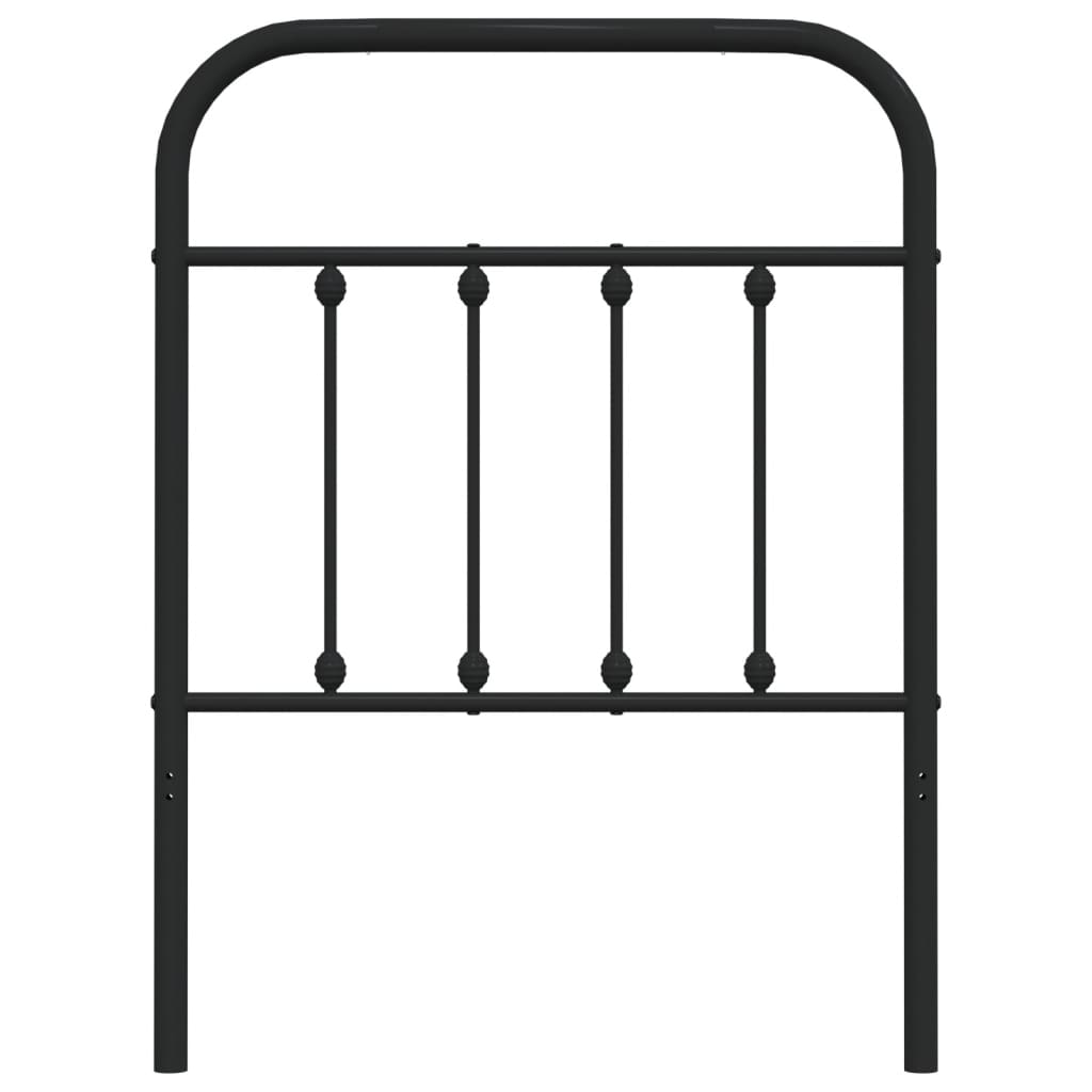 Hoofdbord metaal 120 cm