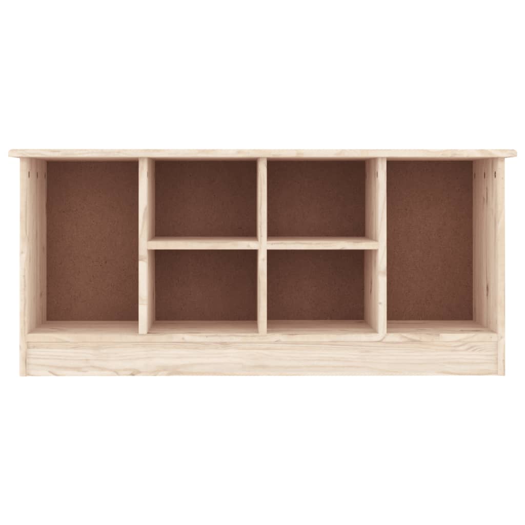 schoenenbankje ALTA 100x35x45 cm massief grenenhout