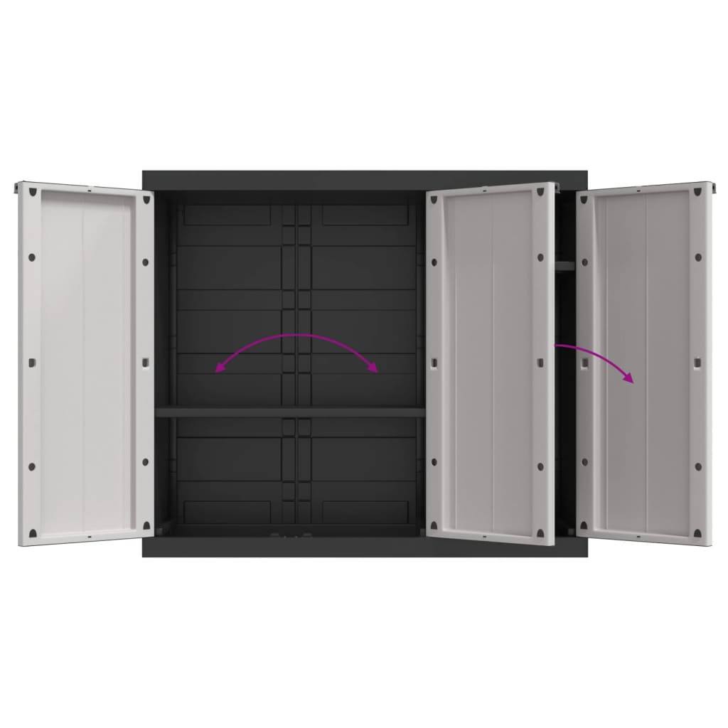 Tuinkast 65x37x85 cm polypropeen