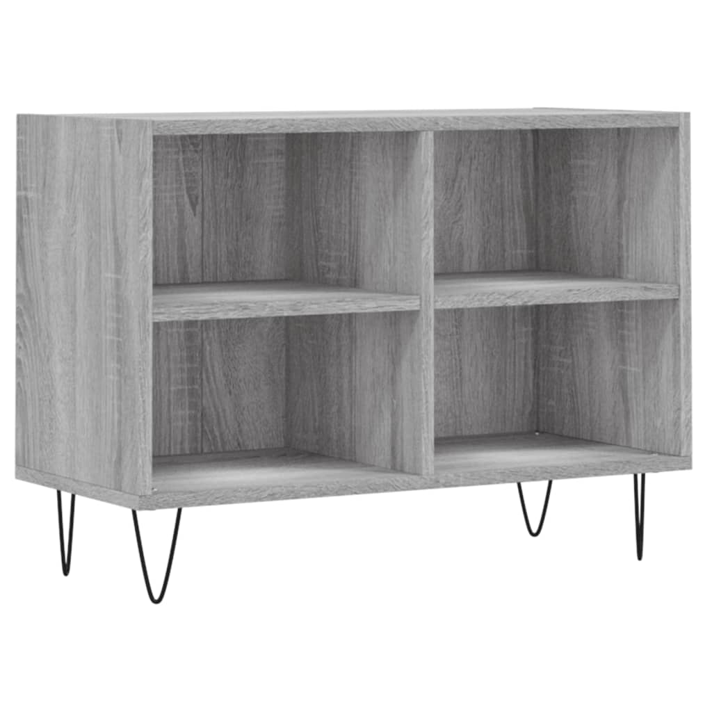 Tv-meubel 69,5x30x50 cm bewerkt hout eikenkleurig