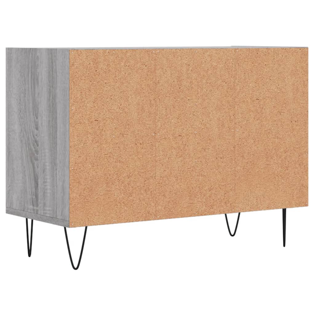 Tv-meubel 69,5x30x50 cm bewerkt hout eikenkleurig