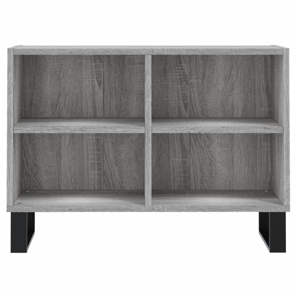 Tv-meubel 69,5x30x50 cm bewerkt hout eikenkleurig