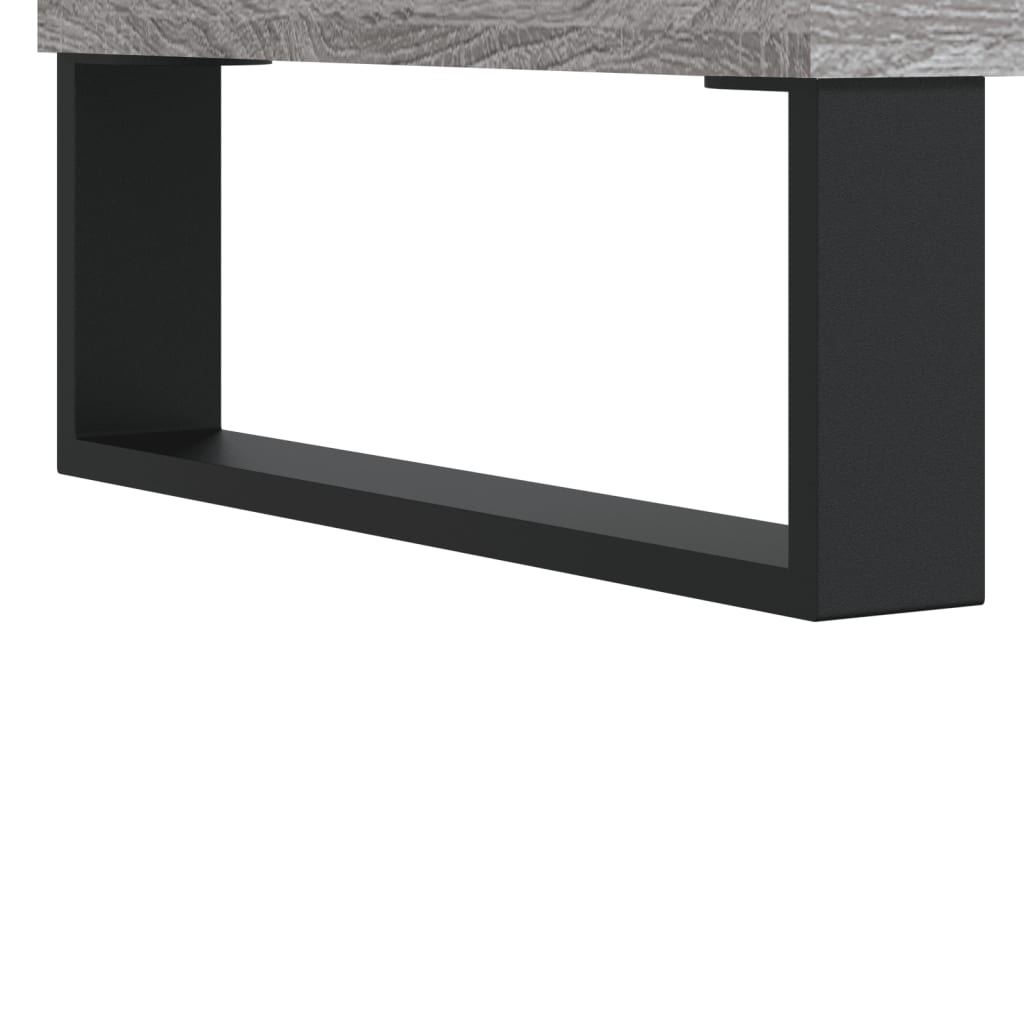 Tv-meubel 69,5x30x50 cm bewerkt hout eikenkleurig