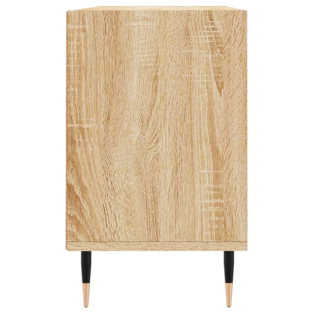 Tv-meubel 103,5x30x50 cm bewerkt hout bruin eikenkleur