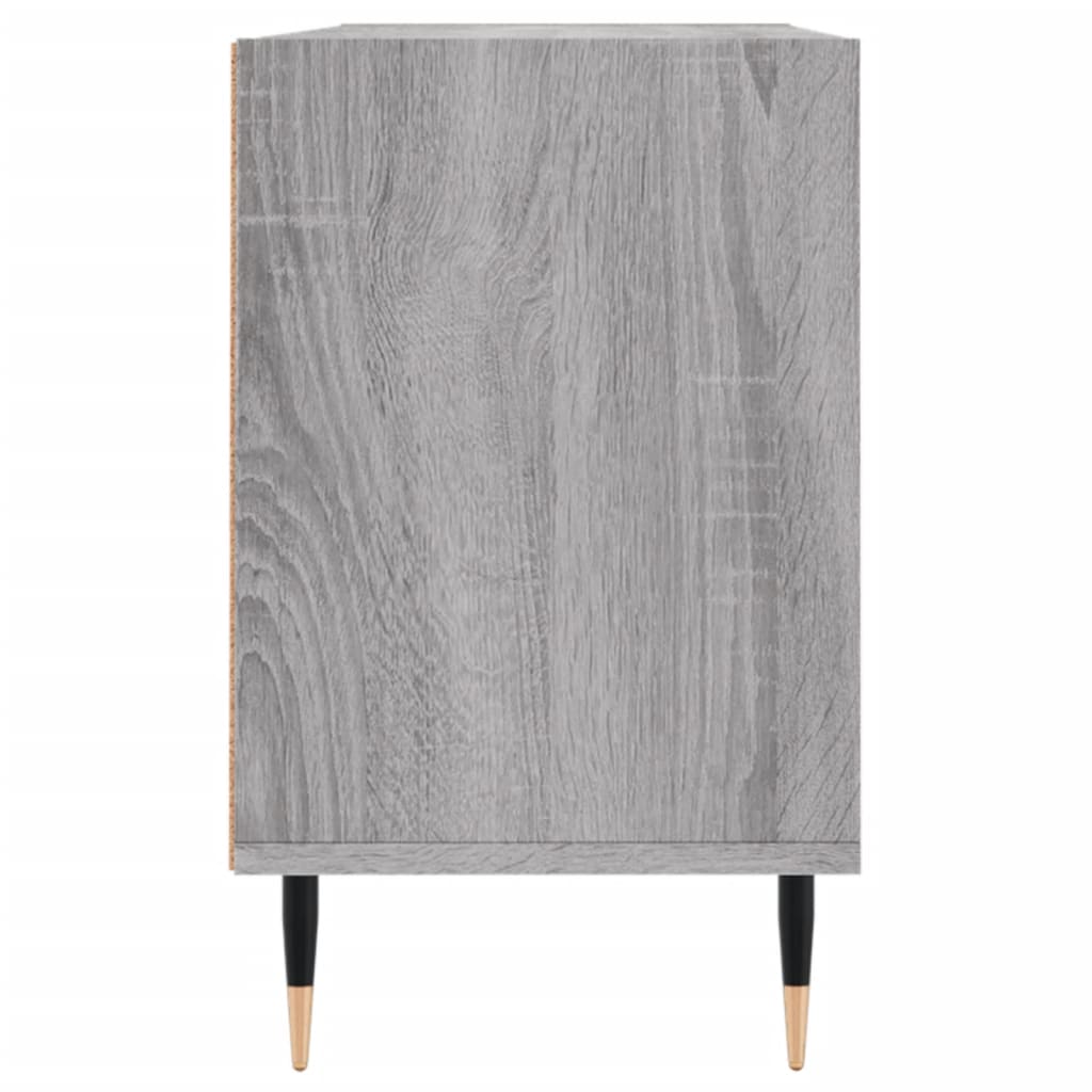 Tv-meubel 103,5x30x50 cm bewerkt hout bruin eikenkleur