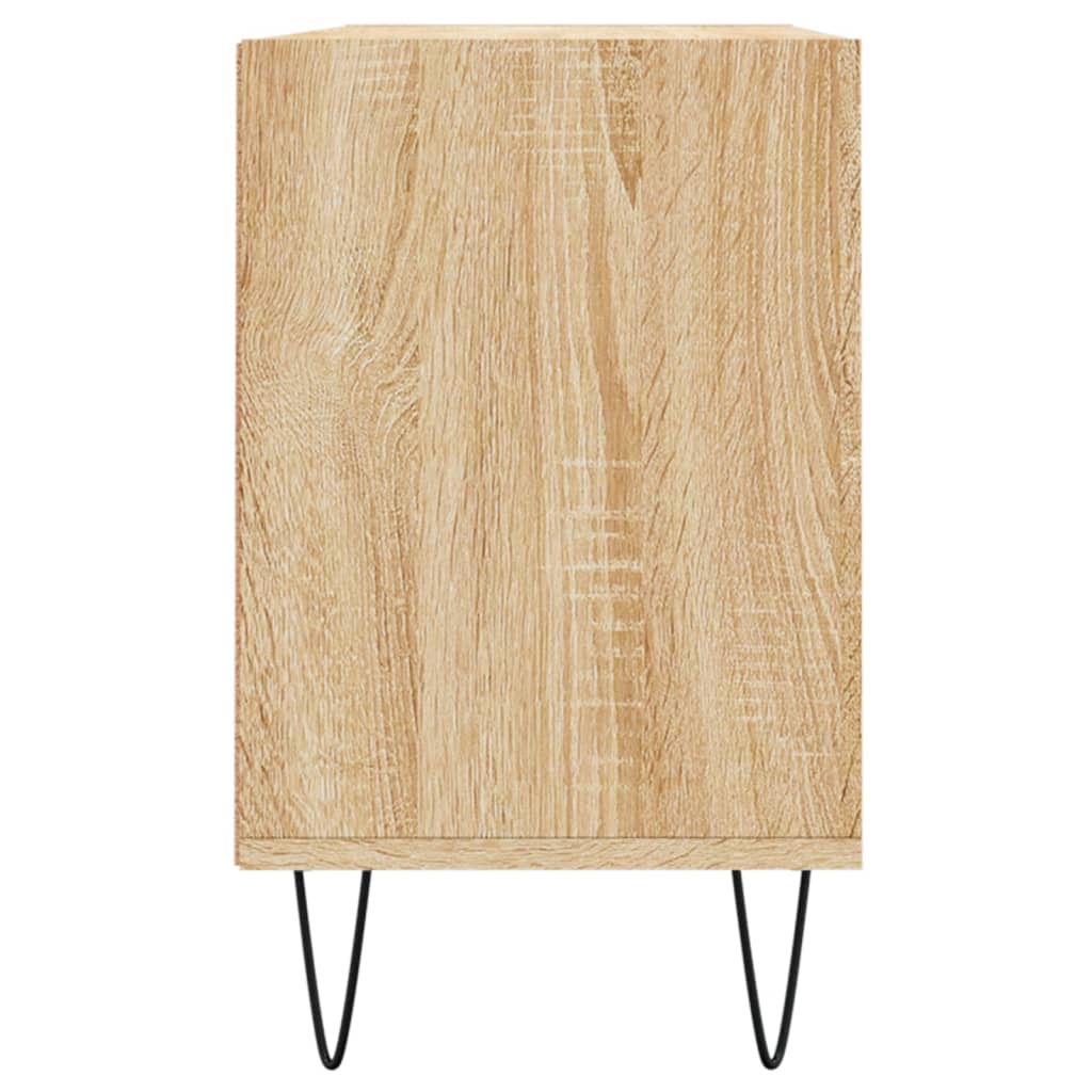 Tv-meubel 103,5x30x50 cm bewerkt hout bruin eikenkleur