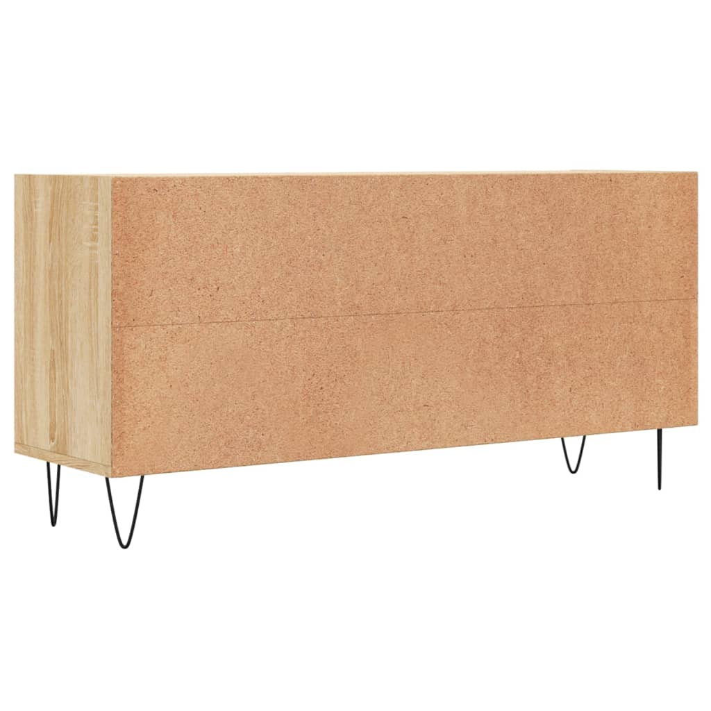 Tv-meubel 103,5x30x50 cm bewerkt hout bruin eikenkleur