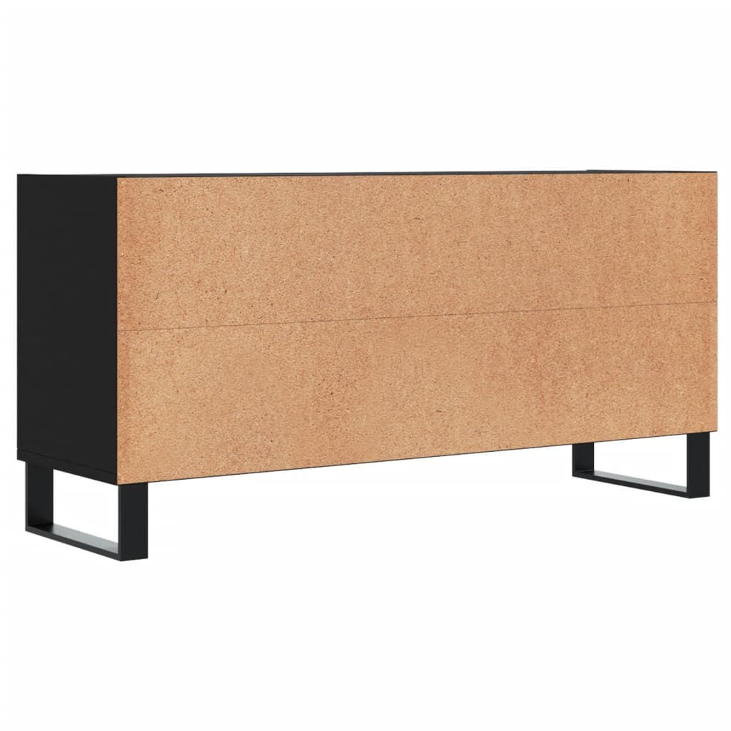 Tv-meubel 103,5x30x50 cm bewerkt hout eikenkleurig