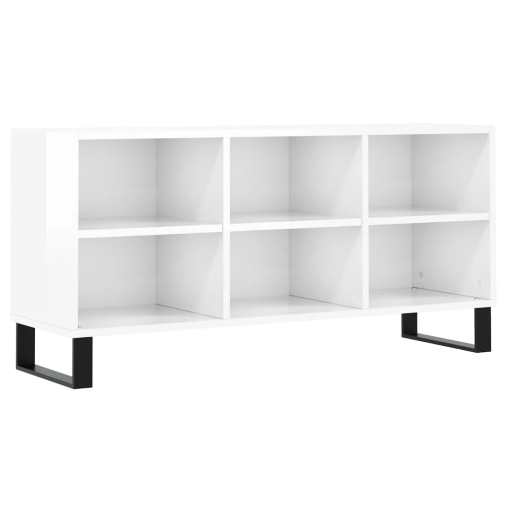 Tv-meubel 103,5x30x50 cm bewerkt hout eikenkleurig