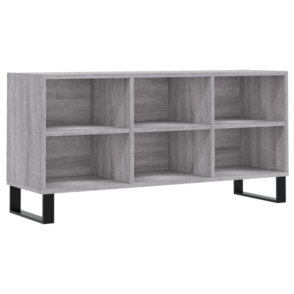 Tv-meubel 103,5x30x50 cm bewerkt hout eikenkleurig