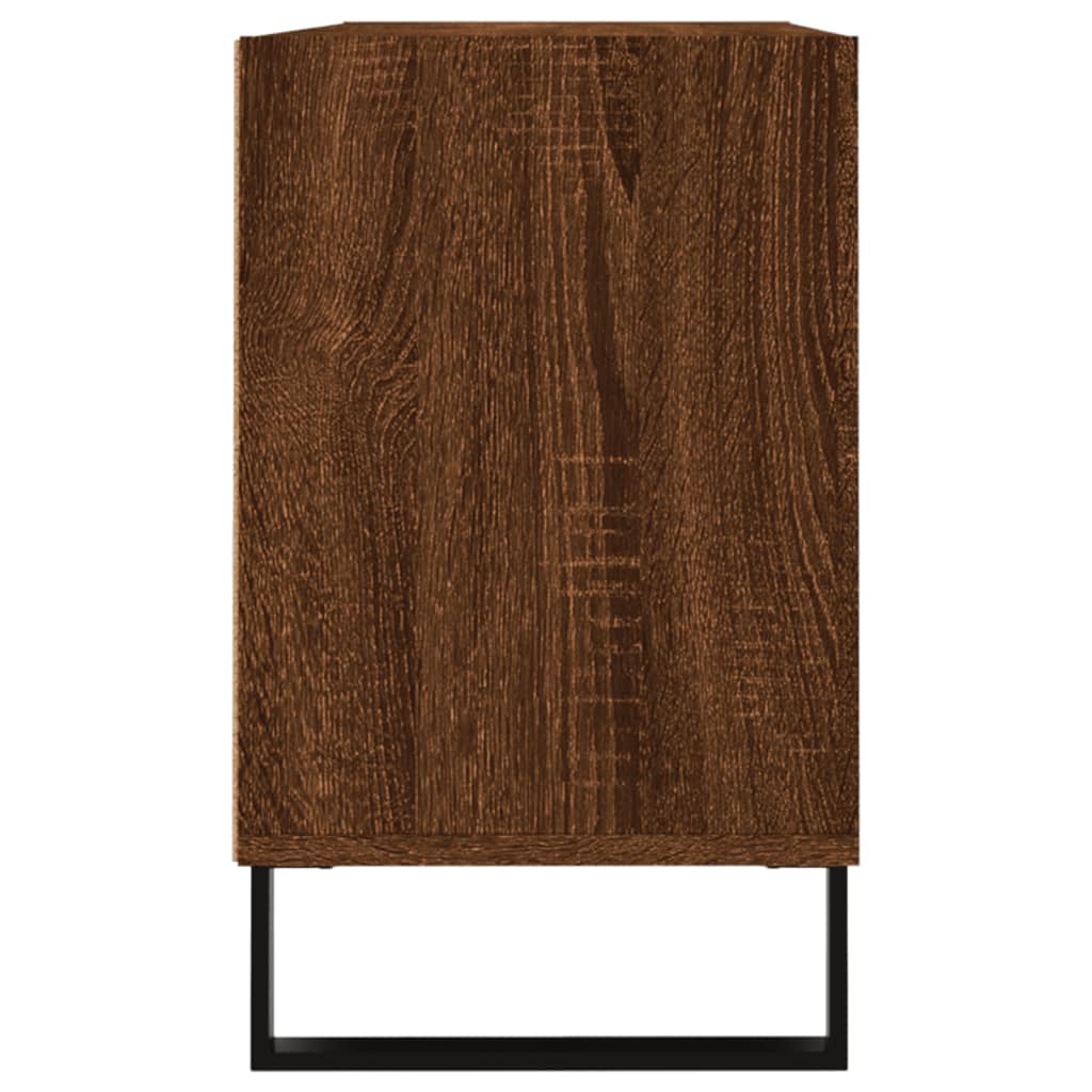 Tv-meubel 103,5x30x50 cm bewerkt hout eikenkleurig