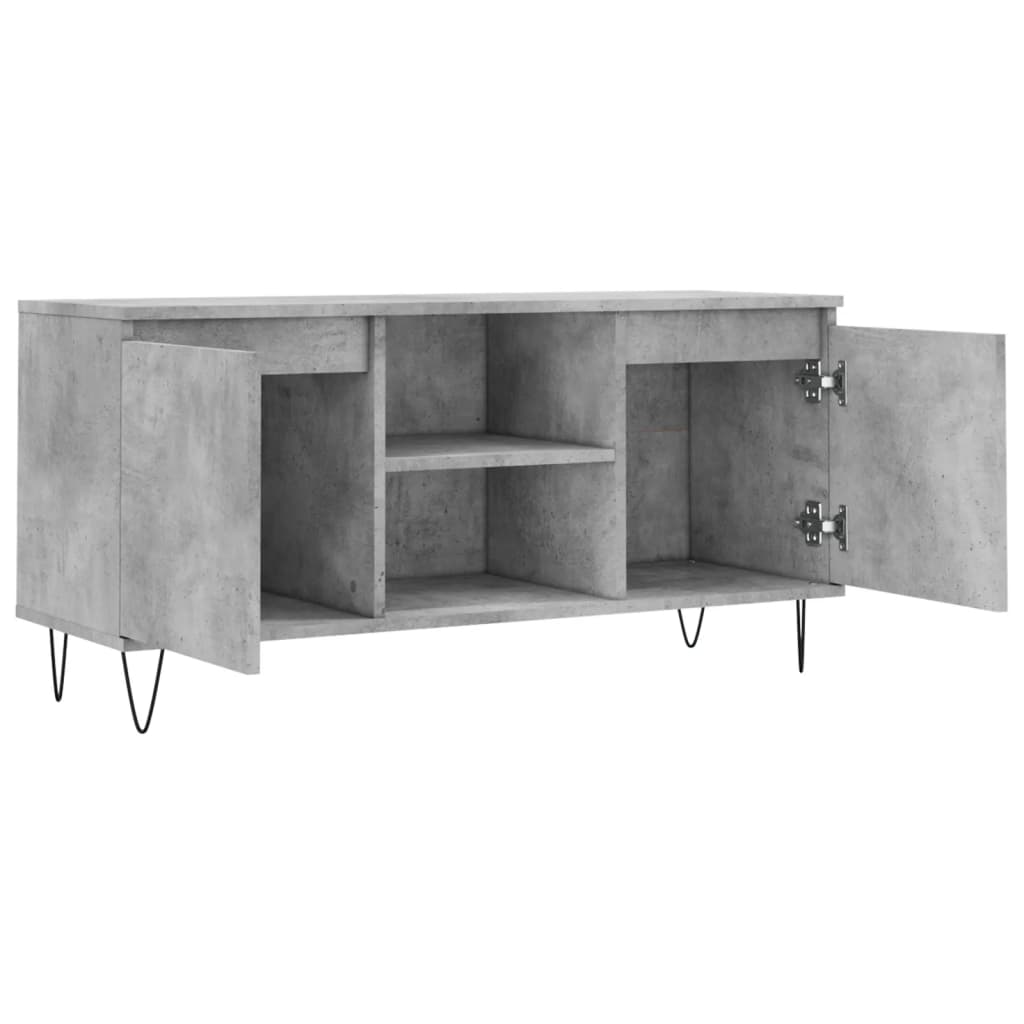 Tv-meubel 104x35x50 cm bewerkt hout eikenkleurig