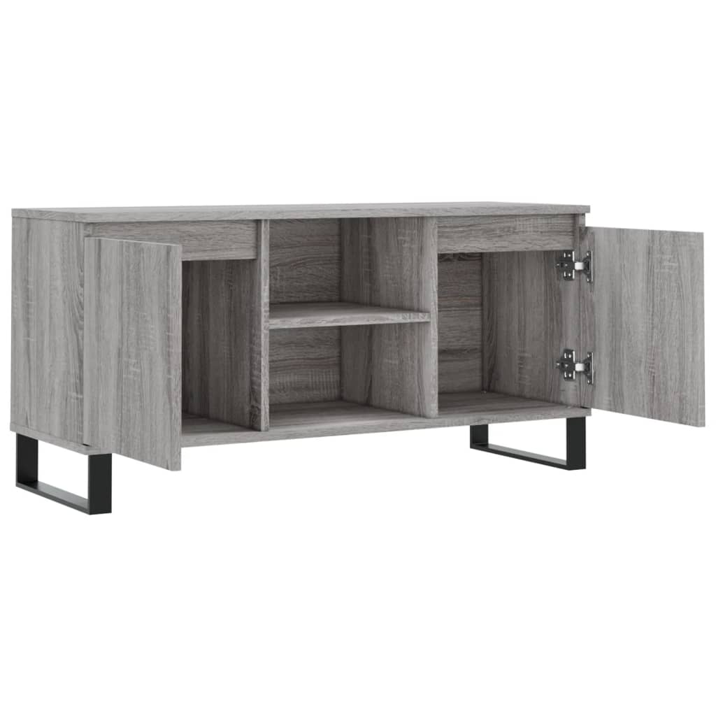 Tv-meubel 104x35x50 cm bewerkt hout