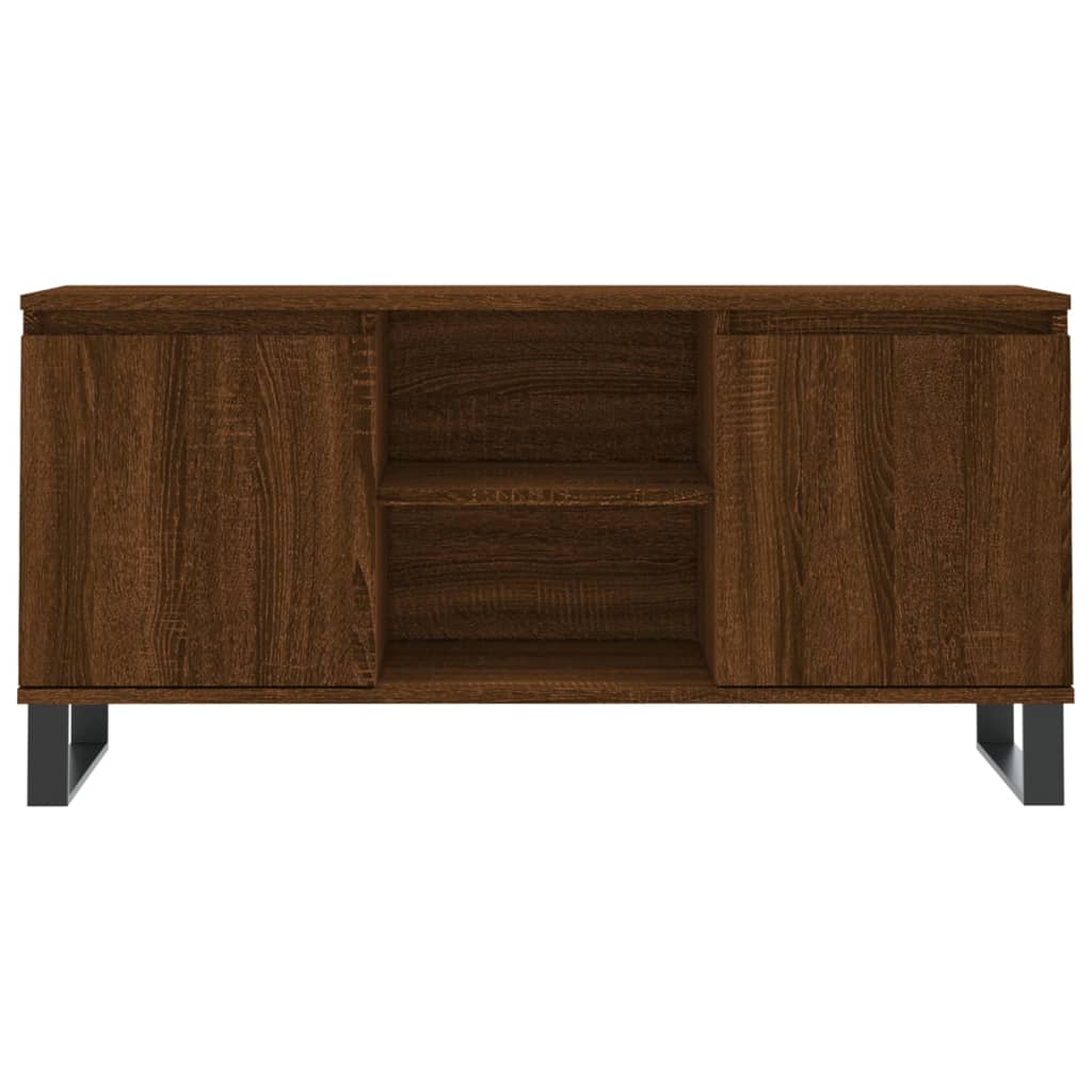 Tv-meubel 104x35x50 cm bewerkt hout