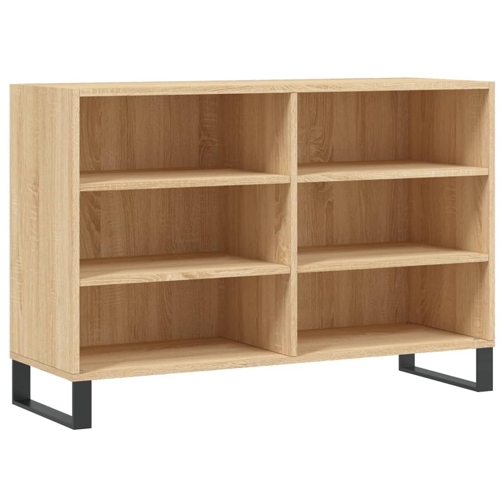 Dressoir 103,5x35x70 cm bewerkt hout eikenkleurig